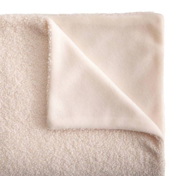 Plaid JAIKO Blanc - Textile - 120 x 1 x 160 cm