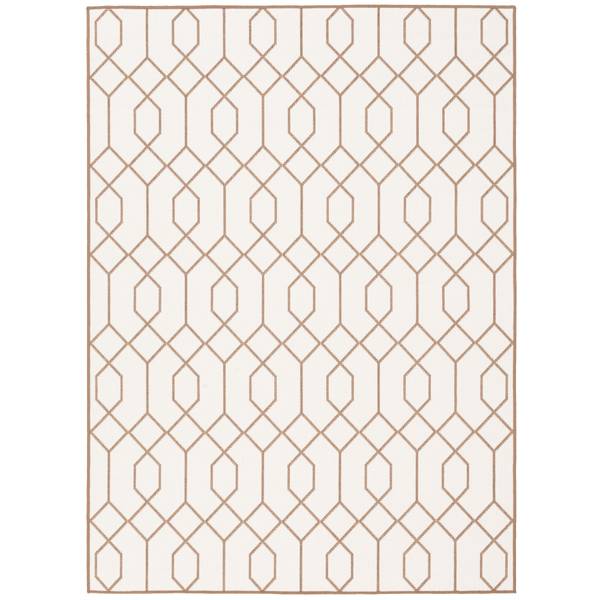 Outdoor Teppich Cape Cod  Trend Beige - Textil - 80 x 1 x 140 cm