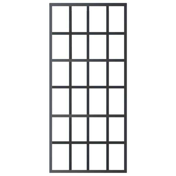 Schiebetür 3006206 Schwarz - Aluminium - 90 x 205 x 1 cm