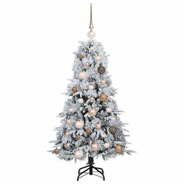 Künstlicher Weihnachtsbaum 3700000068-5 Grün - Roségold - Weiß - 60 x 120 x 60 cm