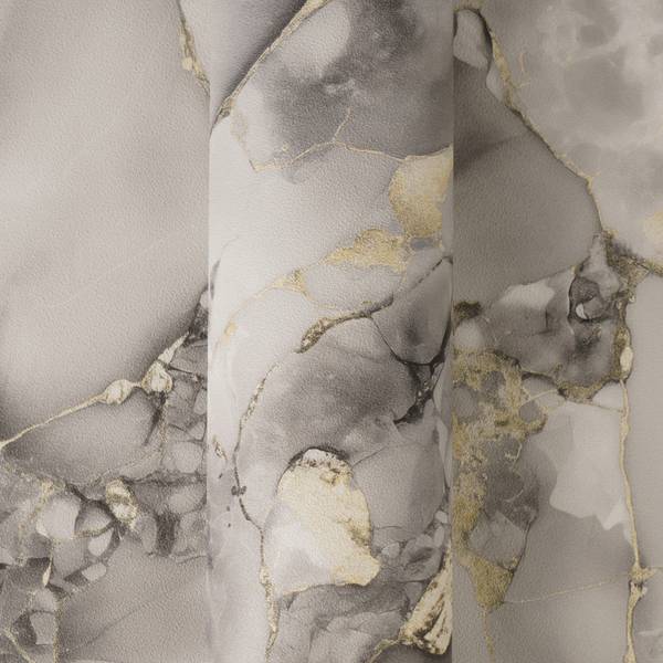 Vliestapete Golden Veil Gold - Grau