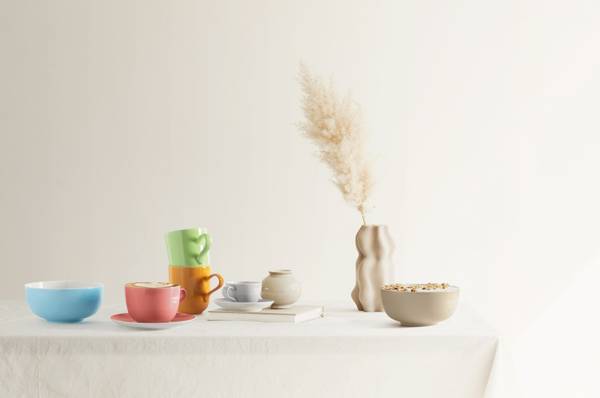 Cappuccino-Set Liberty Pure Colors 12tlg Grau
