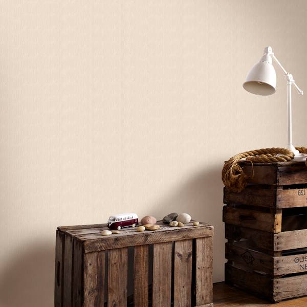 Vliestapete Uni Beige - Fleece - 52 x 1000 x 2 cm