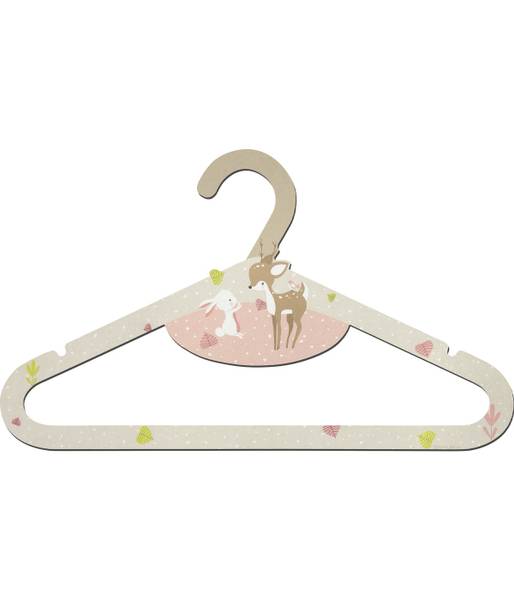 Kinderkleiderbügel Loving Deer 8er Set P Pink - Holzwerkstoff - 31 x 18 x 1 cm