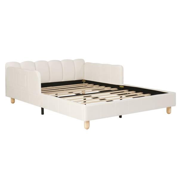 Polsterbett VELVSafe Tiefe: 202 cm
