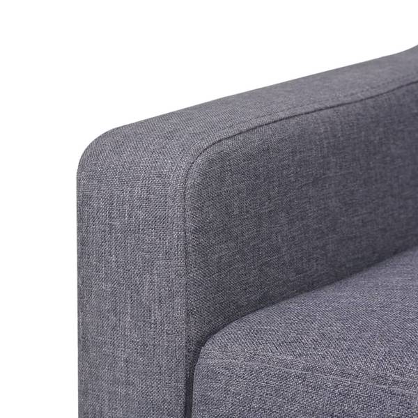 Sofa 2-Sitzer XT1561 Grau - Holzwerkstoff - 68 x 90 x 140 cm