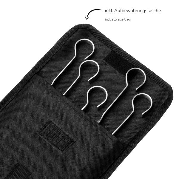 Grillspieße 14115 (10er-Set) Silber - Metall - 1 x 39 x 1 cm