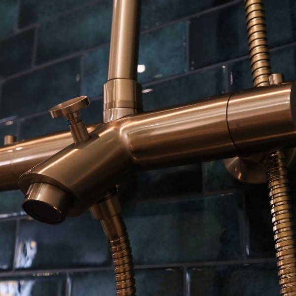 Badewannenarmaturen Regendusche Luisa II Kupfer