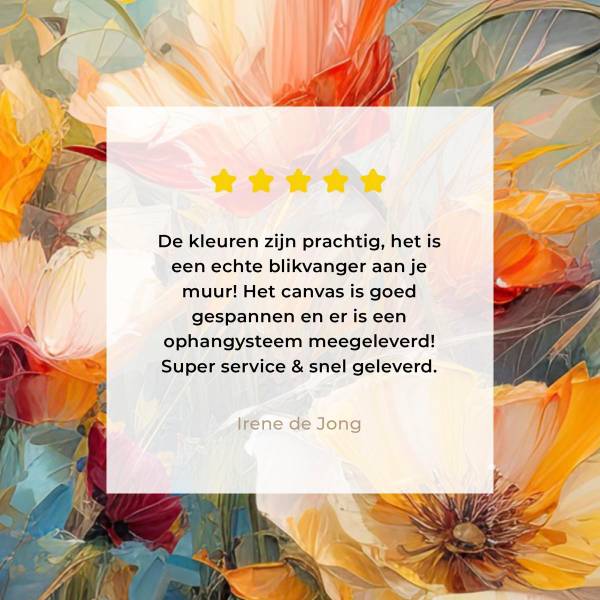 LEINWANDBILD Blumen 60 x 80 cm