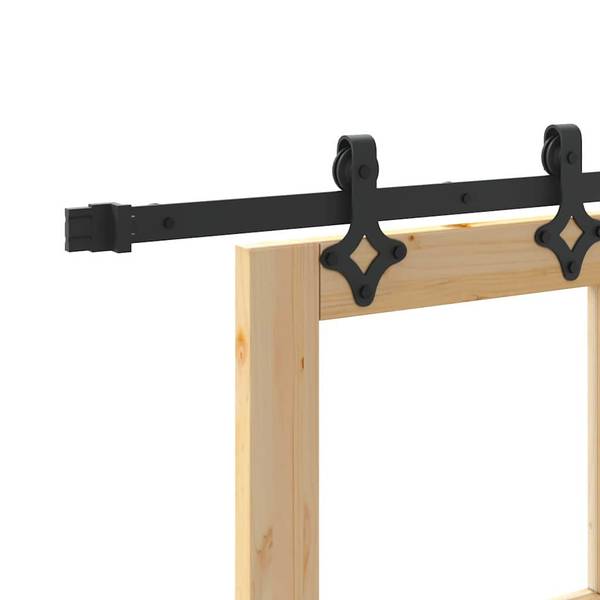 Schiebetür 3045044-1 Schwarz - Holz - 73 x 198 cm