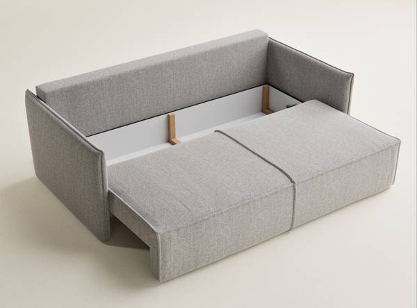 Canapé convertible Obra Beige - Gris