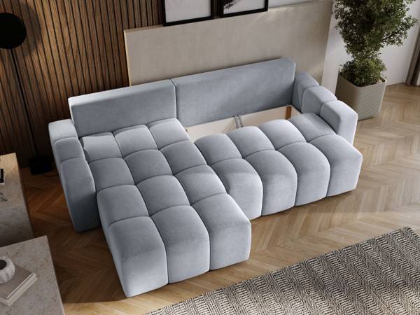 Ecksofa BRESSO Hellgrau