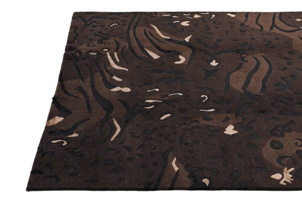 Tapis Darya XXXII Noir - Laine - 175 x 1 x 239 cm