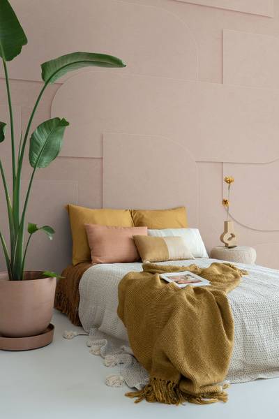 Fototapete 159380 Pink - Fleece - 300 x 279 x 300 cm