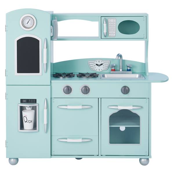 Kinder spielen Küche TD-11414M Grün - Massivholz - 30 x 94 x 98 cm