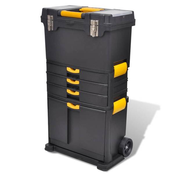 Werkzeugtrolley 140910 Schwarz - Polypropylen - 28 x 82 x 46 cm