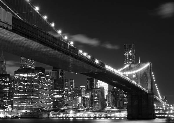 papier peint panoramique New York Noir - Polaire - 375 x 270 x 270 cm