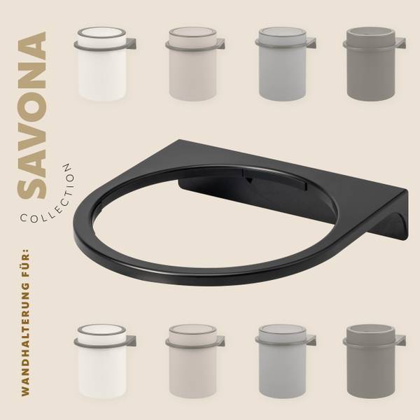 Wandhalterung Savona 91025 Schwarz