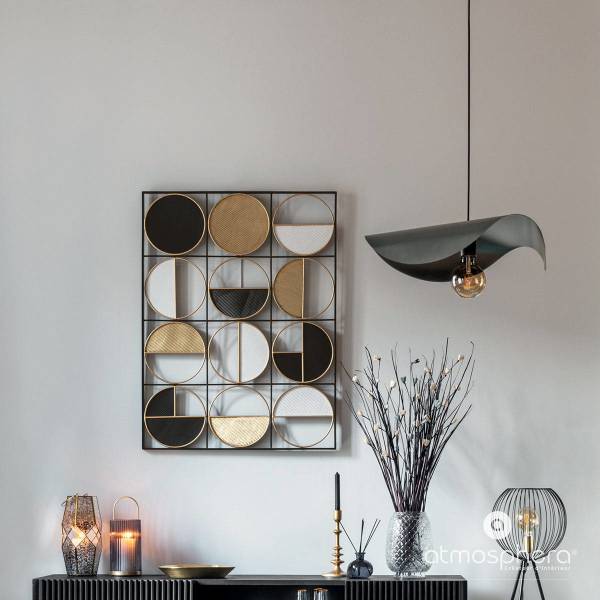 Wanddekoration ZAK Metall - 2 x 76 x 101 cm