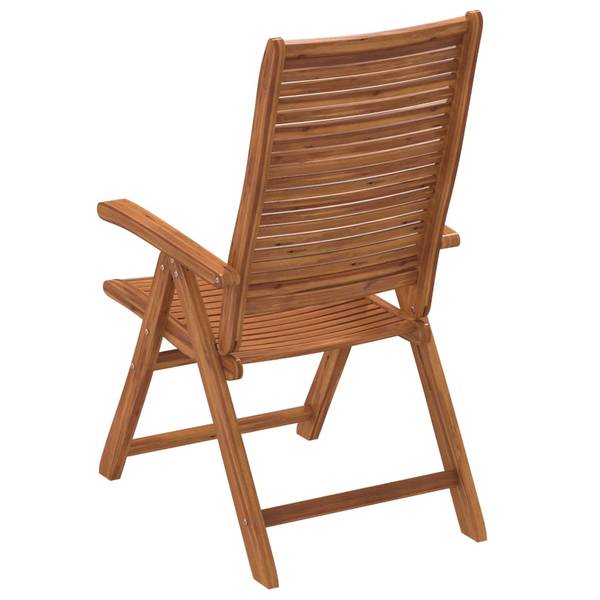 Chaise de jardin 3033677 (lot de 8) Marron - Acacia - 56 x 107 x 72 cm