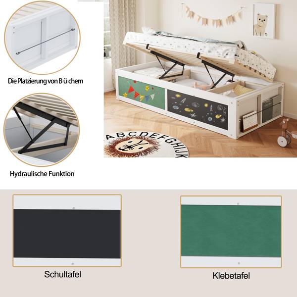 Jugendbett K-1485 Weiß