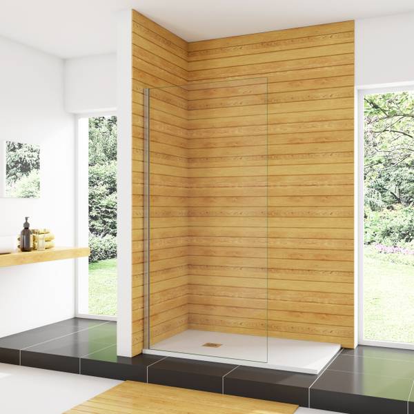 NANO Duschabtrennung Duschwand Sicherheitsglas - 80 x 200 x 1 cm