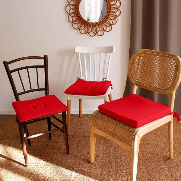 Sitzkissen für Stühle 3661090020384 Rot