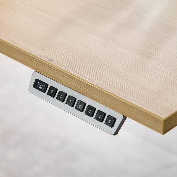Schreibtisch MANRESA-36-19 Weiß - Holzwerkstoff - 205 x 72 x 77 cm