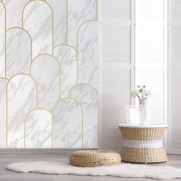 Fototapete 640978 Grau - Papier - 424 x 280 x 424 cm