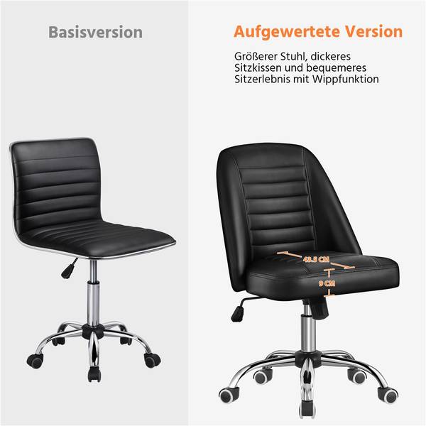 Drehstuhl ARA59 Schwarz