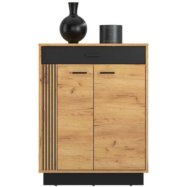 Sideboard Vasco Braun - Holzwerkstoff - 70 x 91 x 34 cm
