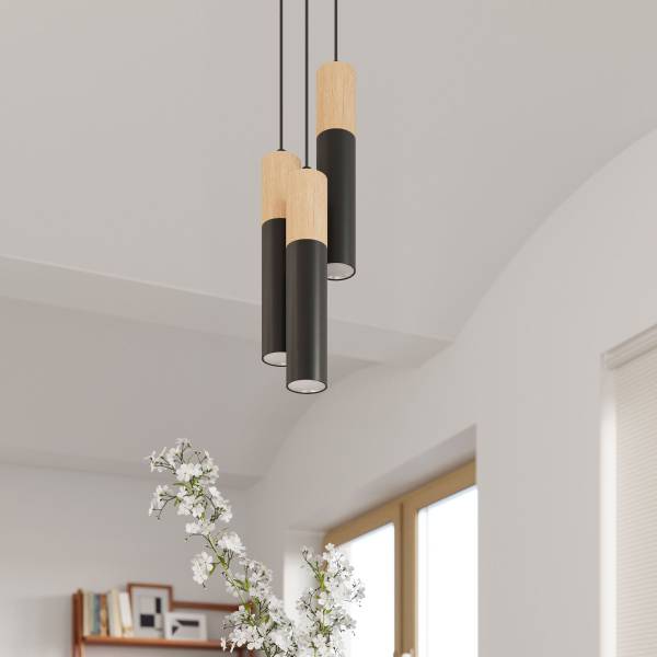 Pendelleuchten Pablo LED 3000K Schwarz