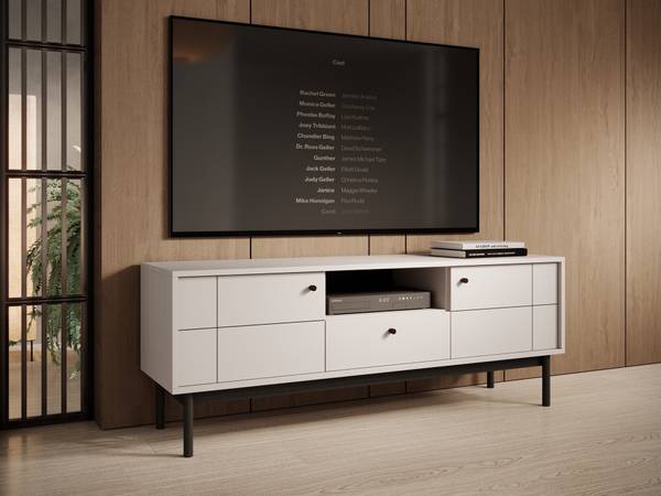 TV-dressoir JAPANDIES zwart - grijs - taupe