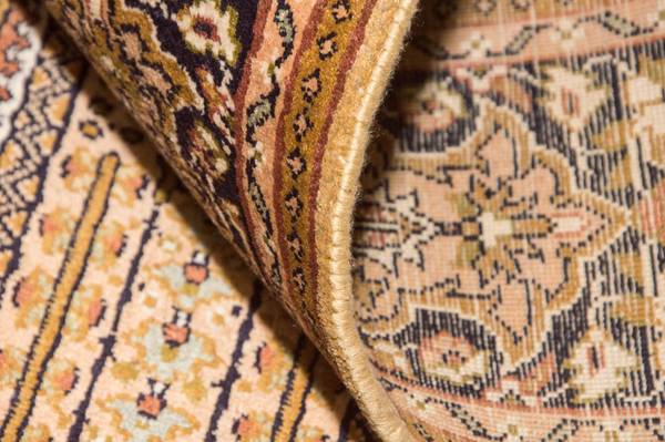 Orientteppich Premium Braun - Seide - 93 x 1 x 158 cm