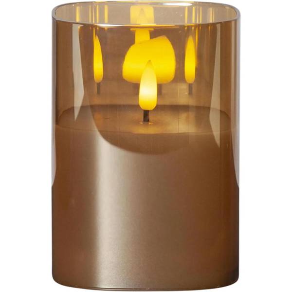 Dekorative Tischleuchte Flamme Beige