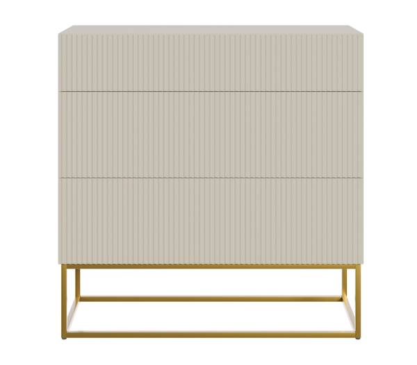 Kommode VELDIO Gold - Taupe