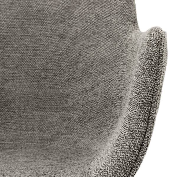 Armlehnstuhl BACARI Grau - Flachgewebe - 54 x 80 x 59 cm