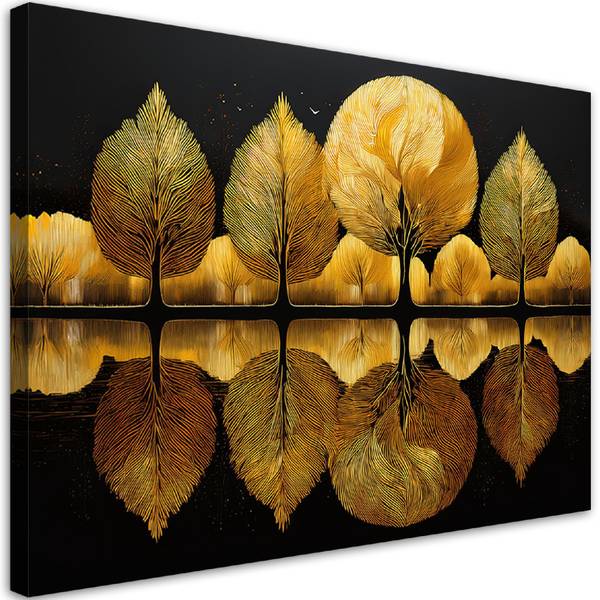 Canvas schilderij Meren 60 x 40 cm