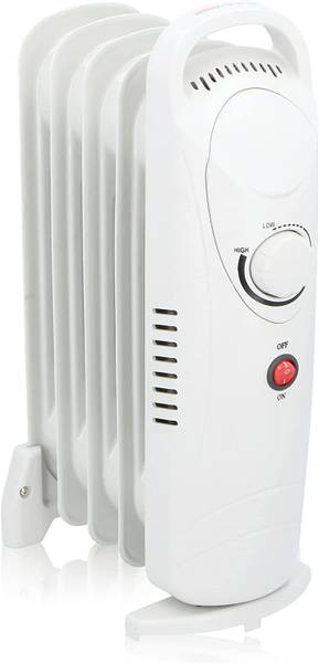 Öl-Radiator Elektrische Heizung Weiß - Metall - 14 x 38 x 23 cm