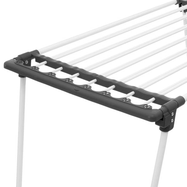 Zusammenklappbarer Wäscheständer SINAI Weiß - Metall - 56 x 88 x 180 cm