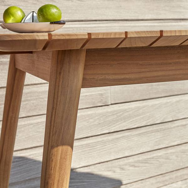 Gartentisch APRIL Beige - Massivholz - 150 x 75 x 90 cm
