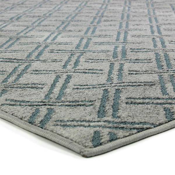 Tapis STRUCTURA Gris - Textile - 133 x 190 x 190 cm