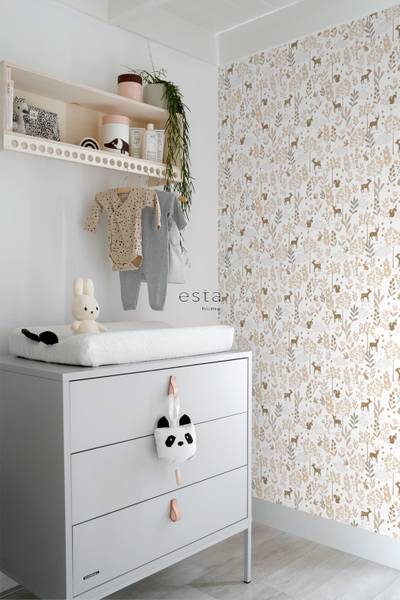 Tapete 139521 Beige - Fleece - 53 x 1005 x 1005 cm