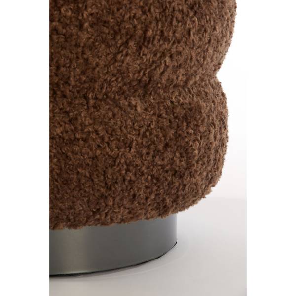 Sitzpuff Jobbi Braun - Flachgewebe - 40 x 45 x 40 cm