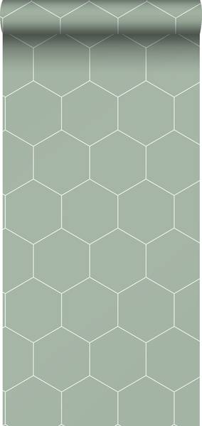 Tapete 139227 Grün - Fleece - 53 x 1005 x 53 cm