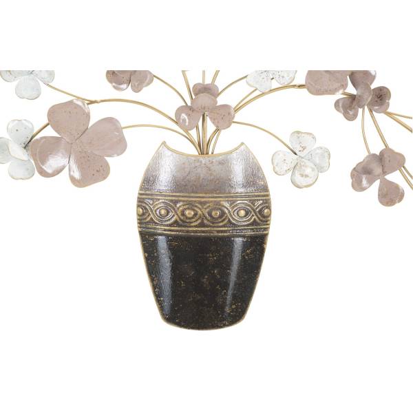 3D-Metall-Dekoration Blumen 35 Metall - 88 x 46 x 6 cm