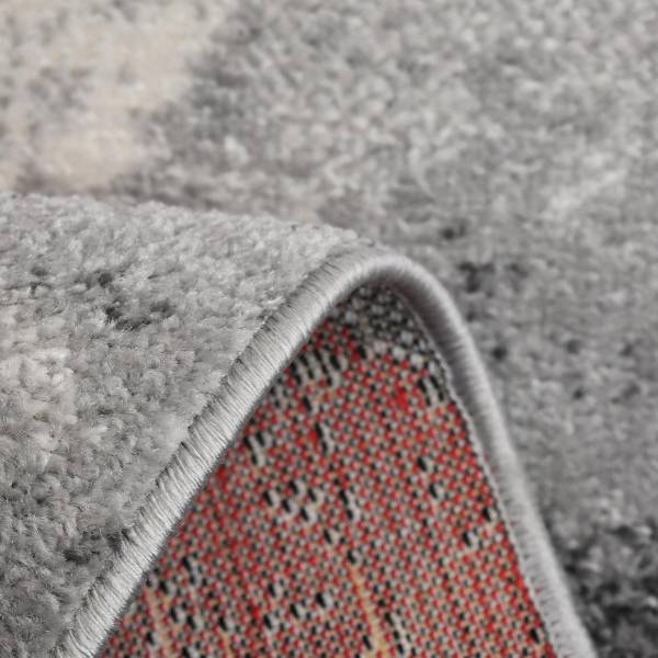 Tapis salon LIGNÉ Gris - Matière plastique - 80 x 1 x 150 cm