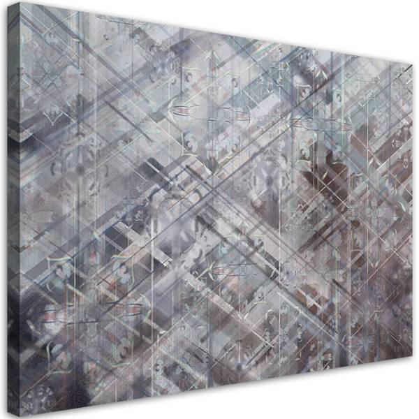 Tableau déco formes géométriques 120 x 80 cm