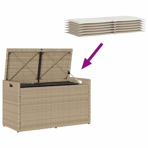Aufbewahrungsbank 3044431 Beige - Cremeweiß