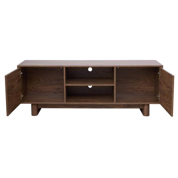 TV meubel Bowy donker eikenhout - teakhouten look